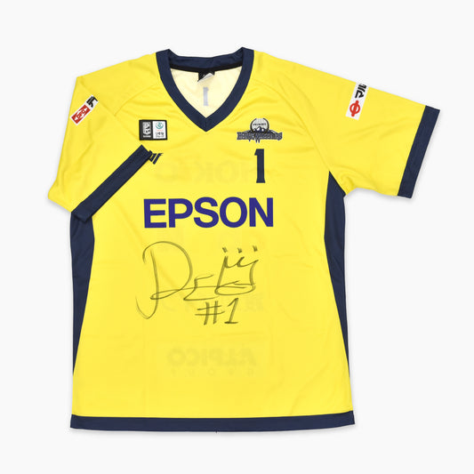 2024-25 選手着用 直筆サイン入りシューティングシャツ（半袖）